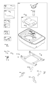 Fuel Supply Group Diagram and Parts List for 356447-0664-F1 200000 - 399999 Briggs and Stratton Engine